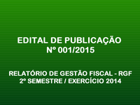 PRESIDENTE PUBLICA RGF - 2º SEM. 2014