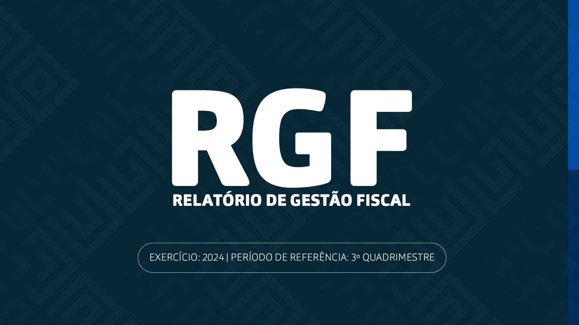 O Presidente da Câmara Municipal de Barro, Vereador José Itamar Mendes, PUBLICA, Relatório de Gestão Fiscal - RGF.
